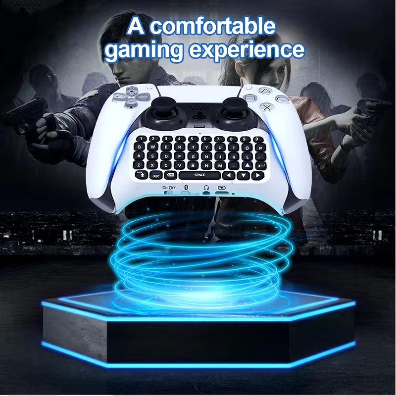 Wireless Keyboard for PS5 Controller 