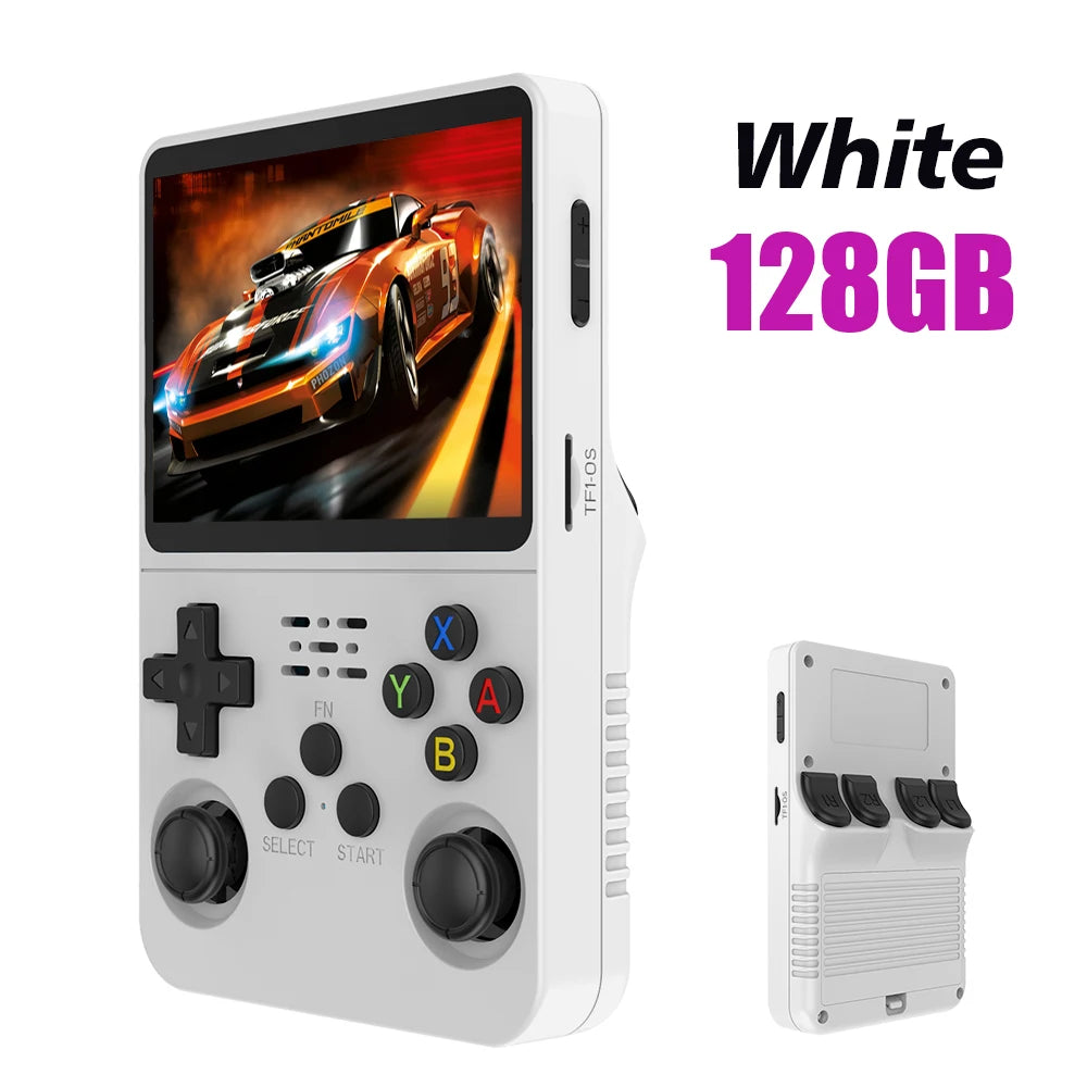 Ultimate Open Source R36S Retro Handheld Game Console - 3.5" IPS Screen, 64GB/128GB Games, Portable Gaming on the Go!