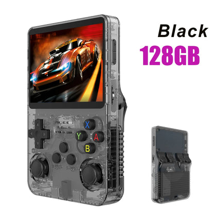 Ultimate Open Source R36S Retro Handheld Game Console - 3.5" IPS Screen, 64GB/128GB Games, Portable Gaming on the Go!