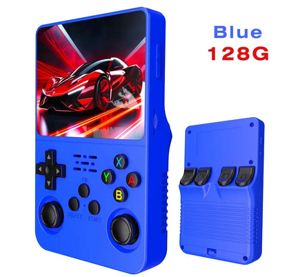 Ultimate Open Source R36S Retro Handheld Game Console - 3.5" IPS Screen, 64GB/128GB Games, Portable Gaming on the Go!