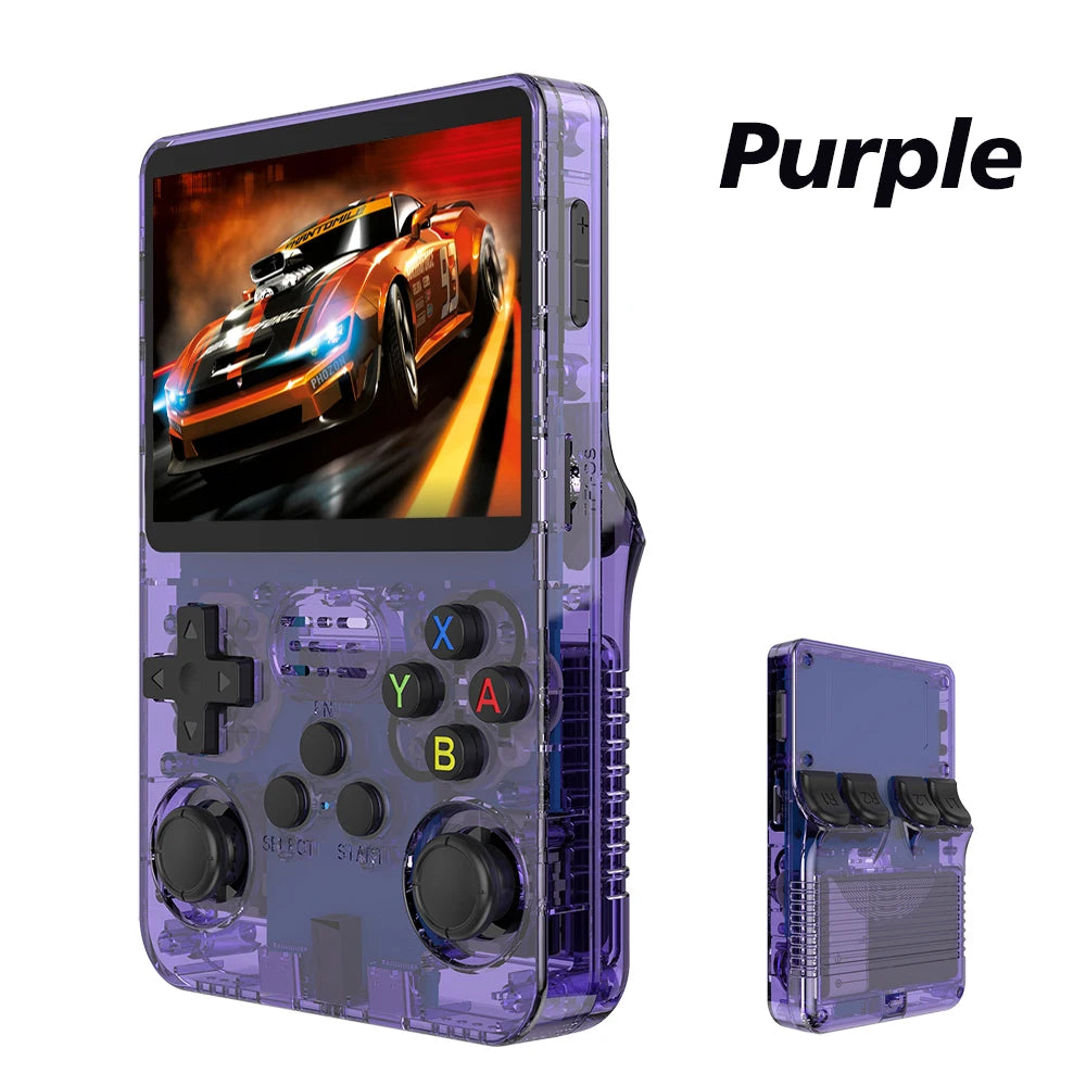 Ultimate Open Source R36S Retro Handheld Game Console - 3.5" IPS Screen, 64GB/128GB Games, Portable Gaming on the Go!