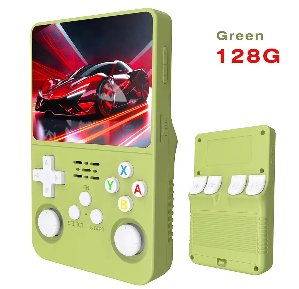 Ultimate Open Source R36S Retro Handheld Game Console - 3.5" IPS Screen, 64GB/128GB Games, Portable Gaming on the Go!