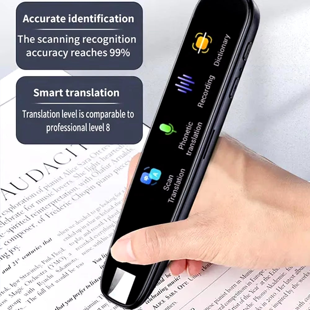 Multilingual Translation Portable Scanning Pen for Students